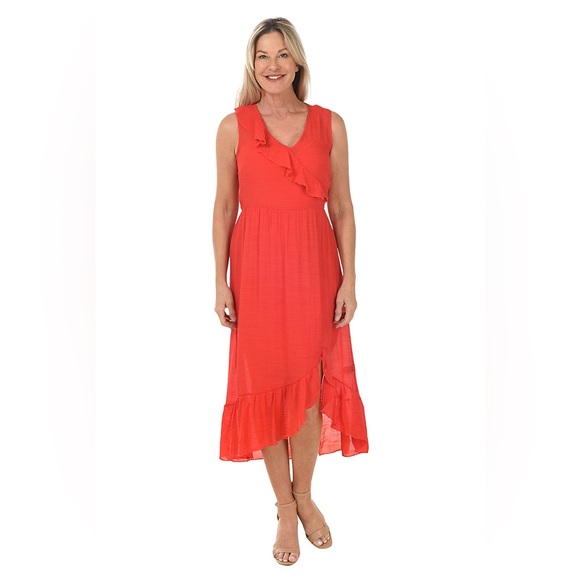 MLLE GABRIELLE  • Sleeveless Summer dress.
• V-neckline. - Picture 2 of 6
